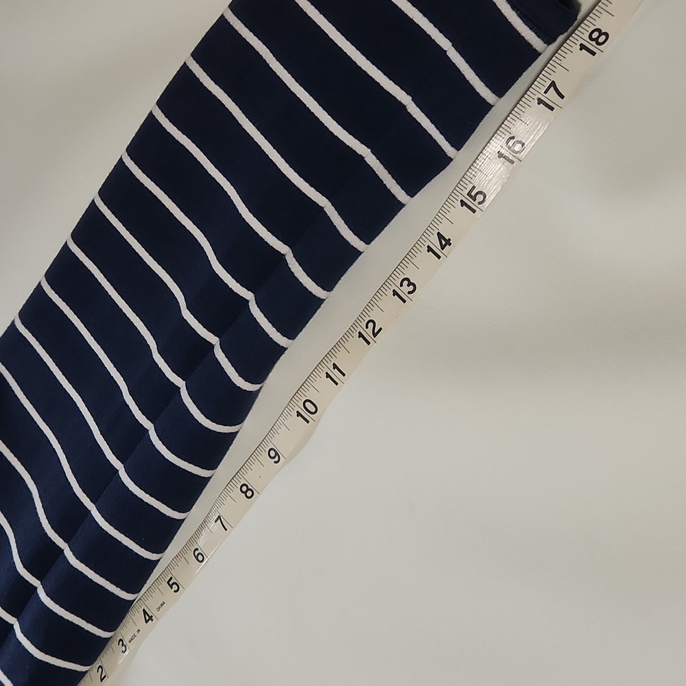Charter Club Navy and White Striped Blazer - Picture 8 of 14